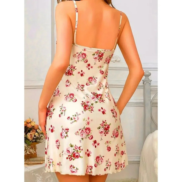 Floral Nightgown - Women's 8/10 - Picture 3 of 5